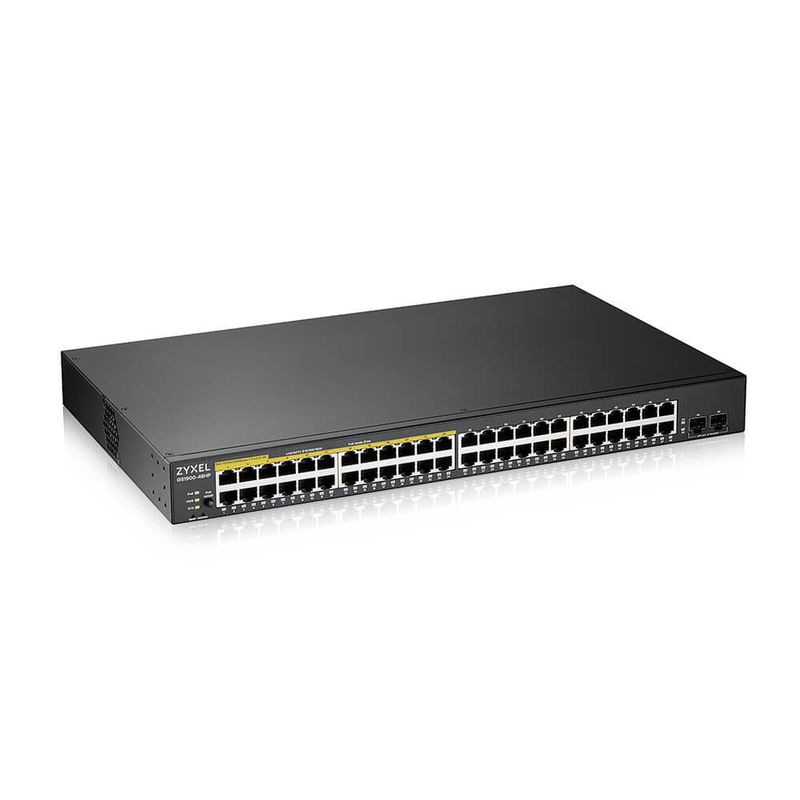 Zyxel-GS1900-48HPv2-Gestito-L2-Gigabit-Ethernet--10-100-1000--Supporto-Power-over-Ethernet--PoE--Nero