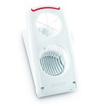 Leifheit 03121 affettauova Bianco Plastica, Acciaio inox