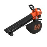 Black & Decker BCBLV3625L1 soffiatore di foglie cordless 270 km/h Nero, Arancione 36 V Ioni di Litio