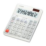 Casio-DE-12E-WE-calcolatrice-Desktop-Calcolatrice-di-base-Bianco