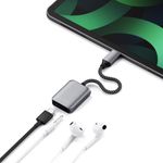 Satechi-ST-UCAPDAM-adattatore-per-inversione-del-genere-dei-cavi-USB-C-USB-C-3.5mm-Grigio