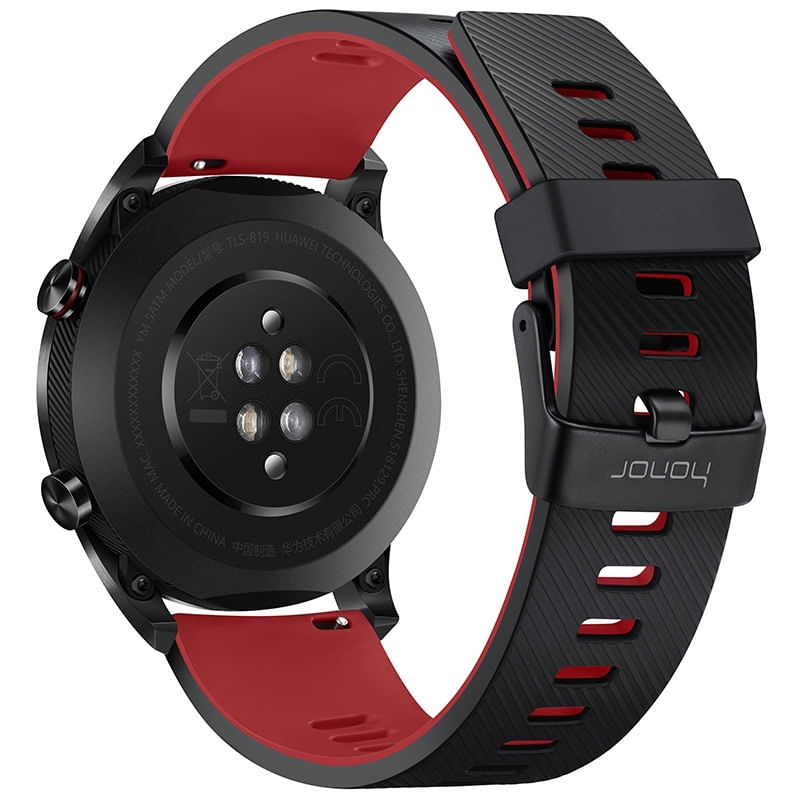 Honor-Watch-Magic-305-cm--1.2---AMOLED-42-mm-Digitale-390-x-390-Pixel-Touch-screen-Nero-Rosso-GPS--satellitare-