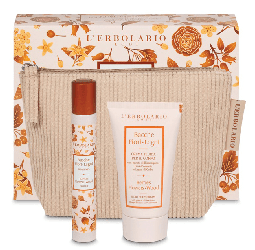 BACCHE FIORI LEGNI BEAUTY POCHETTE FIORI D'ARANCIO PROFUMO 15 ML + CREMA FLUIDA CORPO 75 ML EDIZIONE LIMITATA