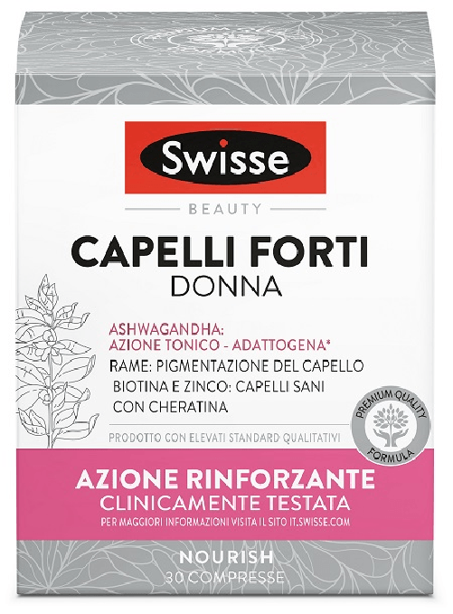 SWISSE CAPELLI FORTI DONNA 30 COMPRESSE