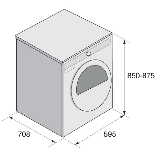 Asko-Logic-T411HD.W-asciugatrice-Libera-installazione-Caricamento-frontale-11-kg-A---Bianco