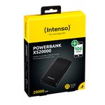 Intenso XS20000 Polimeri di litio (LiPo) 20000 mAh Nero