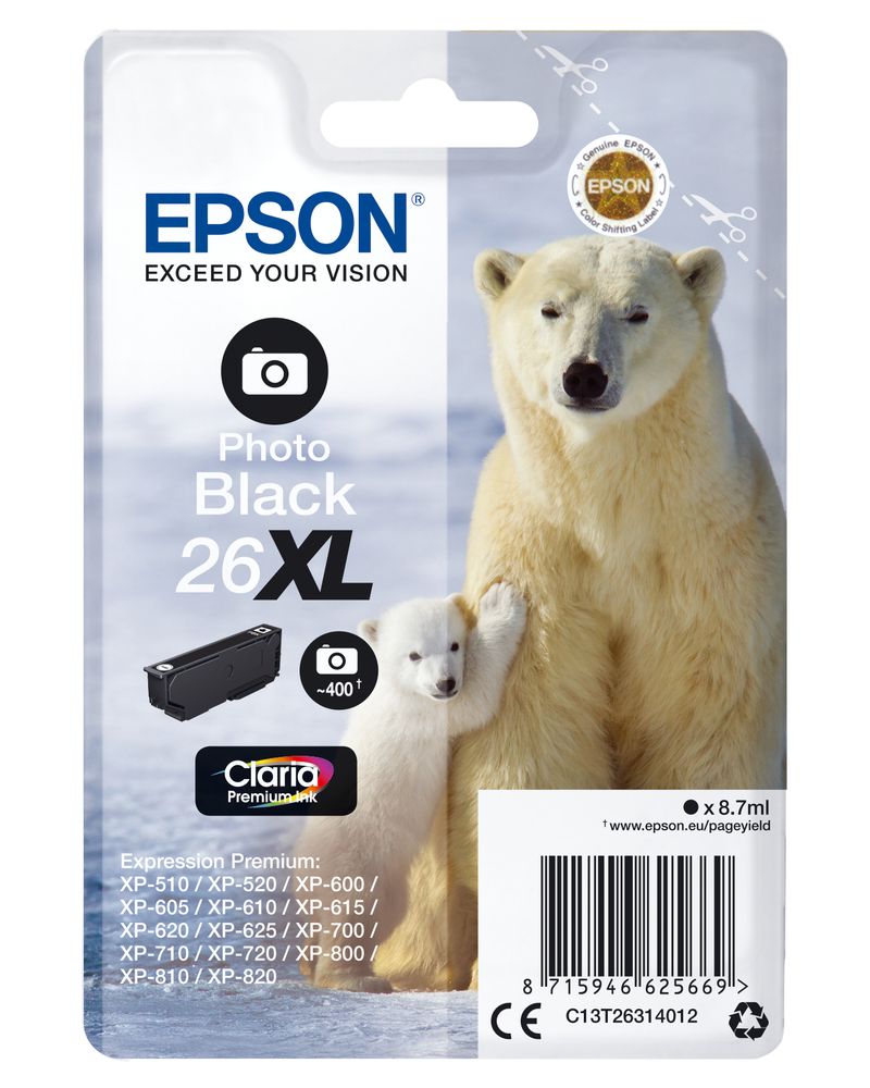 Epson-Polar-bear-Cartuccia-Nero-foto-XL