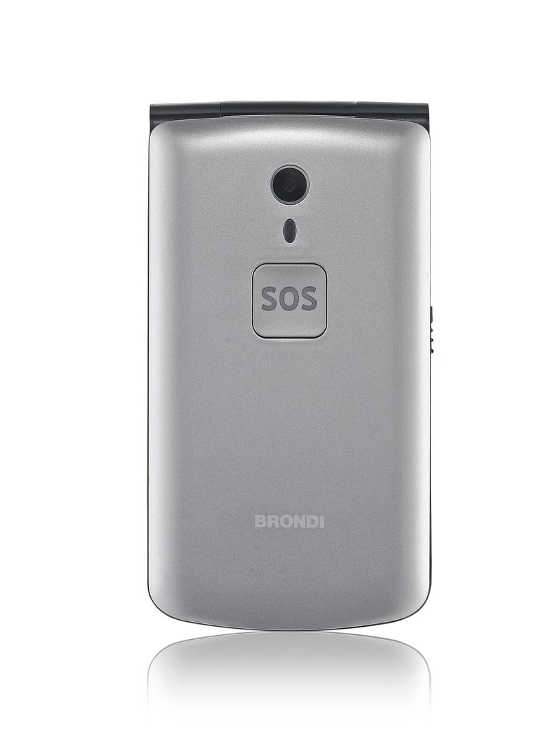 Brondi-Amico-N°Uno-108-g-Argento-Telefono-per-anziani