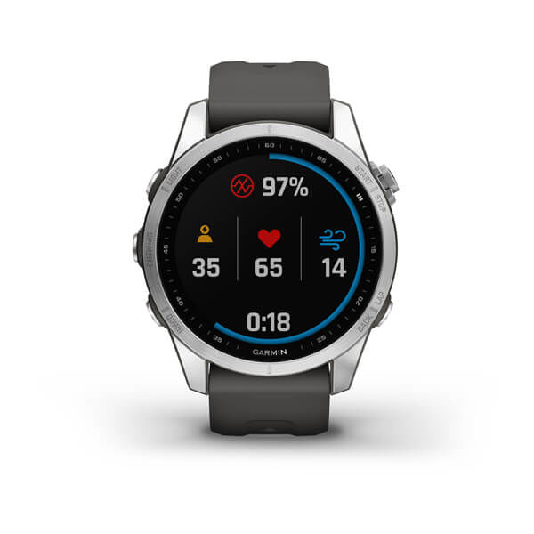 Garmin-fenix-7S-305-cm--1.2---MIP-42-mm-Digitale-240-x-240-Pixel-Touch-screen-Argento-Wi-Fi-GPS--satellitare-