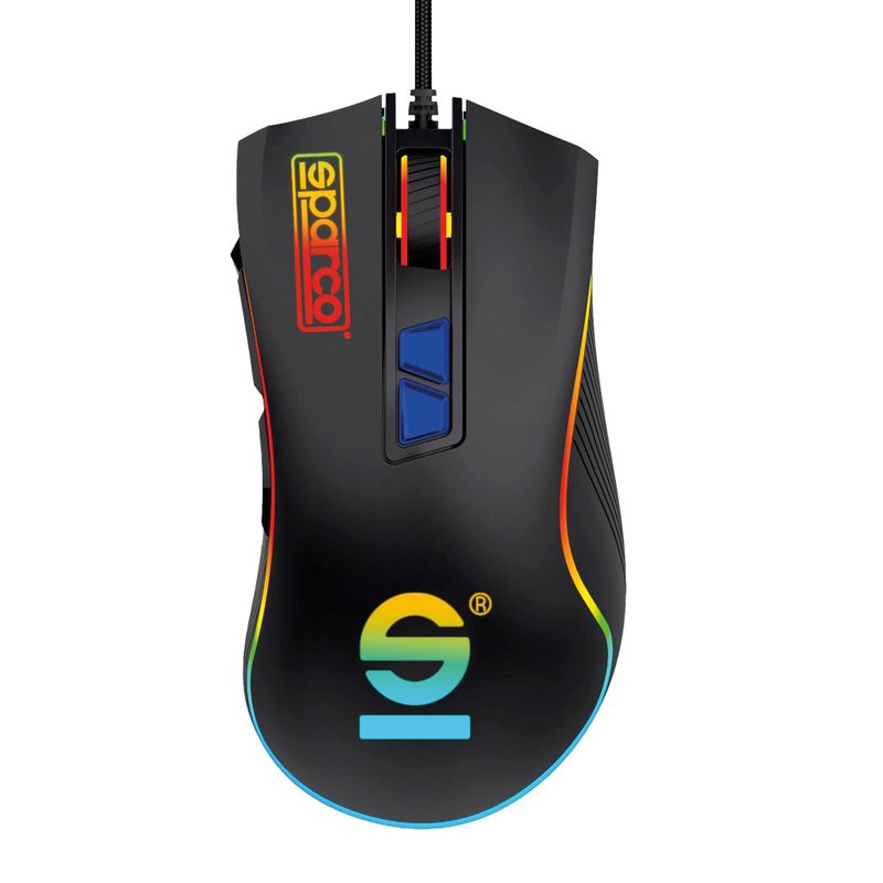 Sparco-SPMOUSEPRO-mouse-Mano-destra-USB-tipo-A-7200-DPI