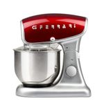 G3-Ferrari-Pastaio-Deluxe-Sbattitore-con-base-1200-W-Rosso-Argento