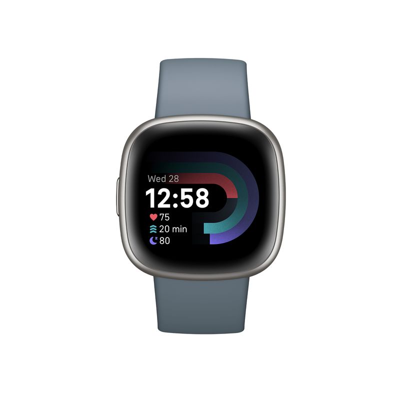 Fitbit-Versa-4-Digitale-Touch-screen-Platino-GPS--satellitare-