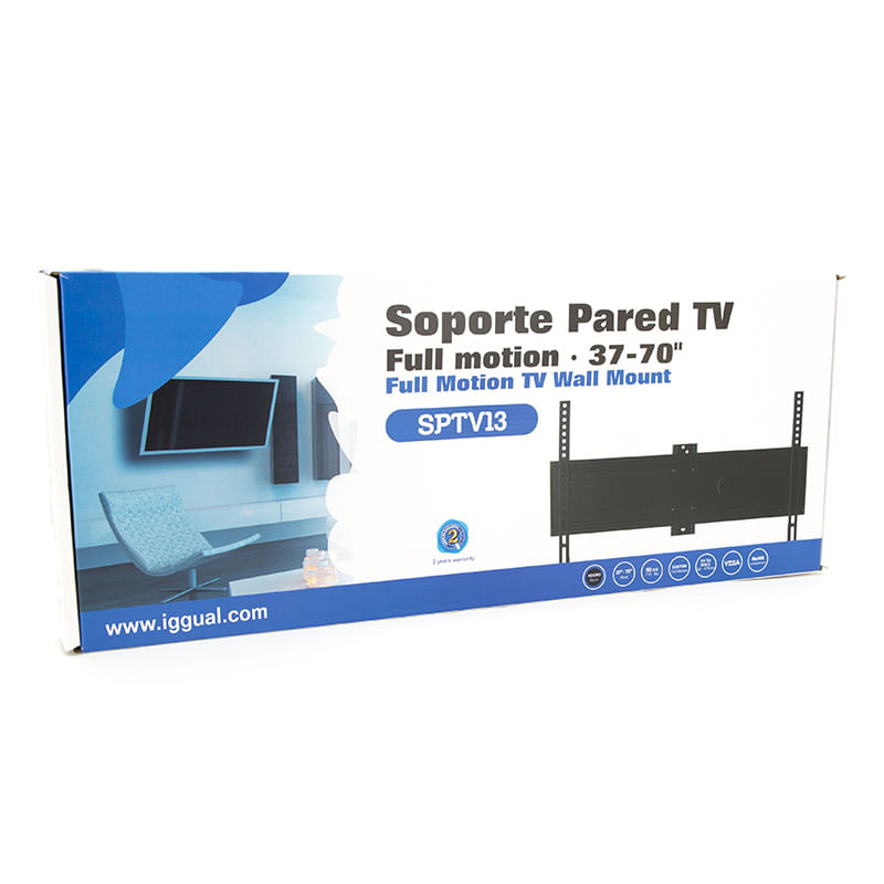 iggual-SPTV13-Porta-TV-37-70--50kg-da-parete-Completo