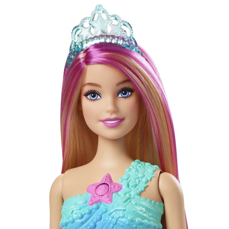 Barbie-Dreamtopia-Sirena-Luci-Scintillanti-Bambola-Bionda-con-Coda-che-si-Illumina