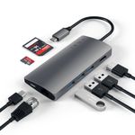 Satechi-Multi-Port-Adapter-V2-Dock-st.-USB-3.2-Gen-1--3.1-Gen-1--Type-C-Grigio