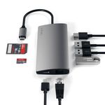 Satechi-Multi-Port-Adapter-V2-Dock-st.-USB-3.2-Gen-1--3.1-Gen-1--Type-C-Grigio