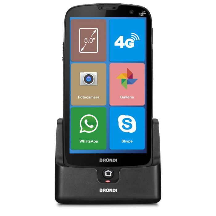 Brondi-Amico-Smartphone-XS-127-cm--5---Doppia-SIM-Android-10.0-4G-USB-tipo-C-1-GB-8-GB-2200-mAh-Nero
