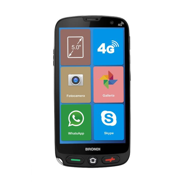 Brondi-Amico-Smartphone-XS-127-cm--5---Doppia-SIM-Android-10.0-4G-USB-tipo-C-1-GB-8-GB-2200-mAh-Nero