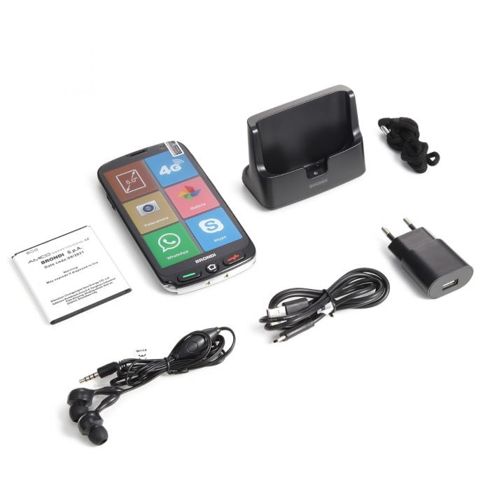 Brondi-Amico-Smartphone-XS-127-cm--5---Doppia-SIM-Android-10.0-4G-USB-tipo-C-1-GB-8-GB-2200-mAh-Nero