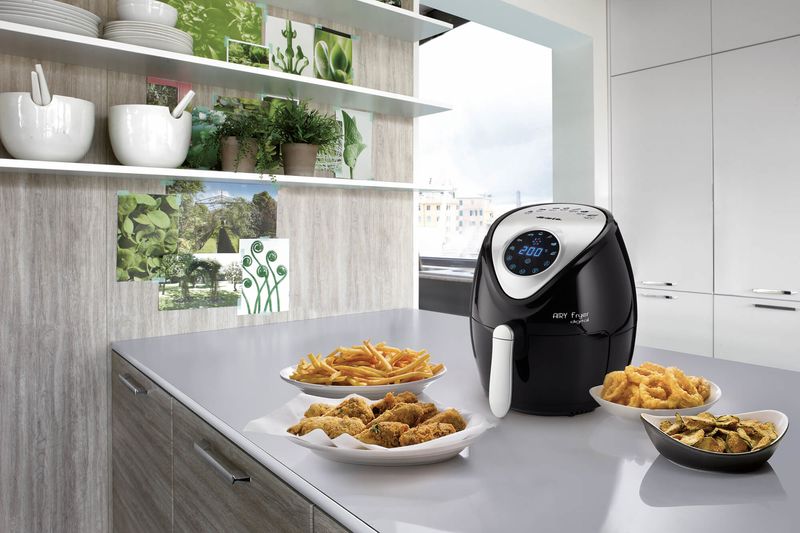 Ariete-4616-Airy-Fryer-Digital-Friggitrice-ad-Aria-Digitale-Capacita-26-L-1300-W-Time-‘60-minuti-7-programmi-Nera