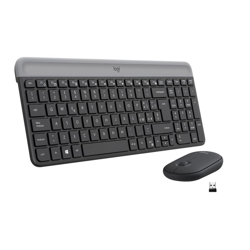 Logitech-MK470-tastiera-RF-Wireless-QWERTY-Italiano-Grafite