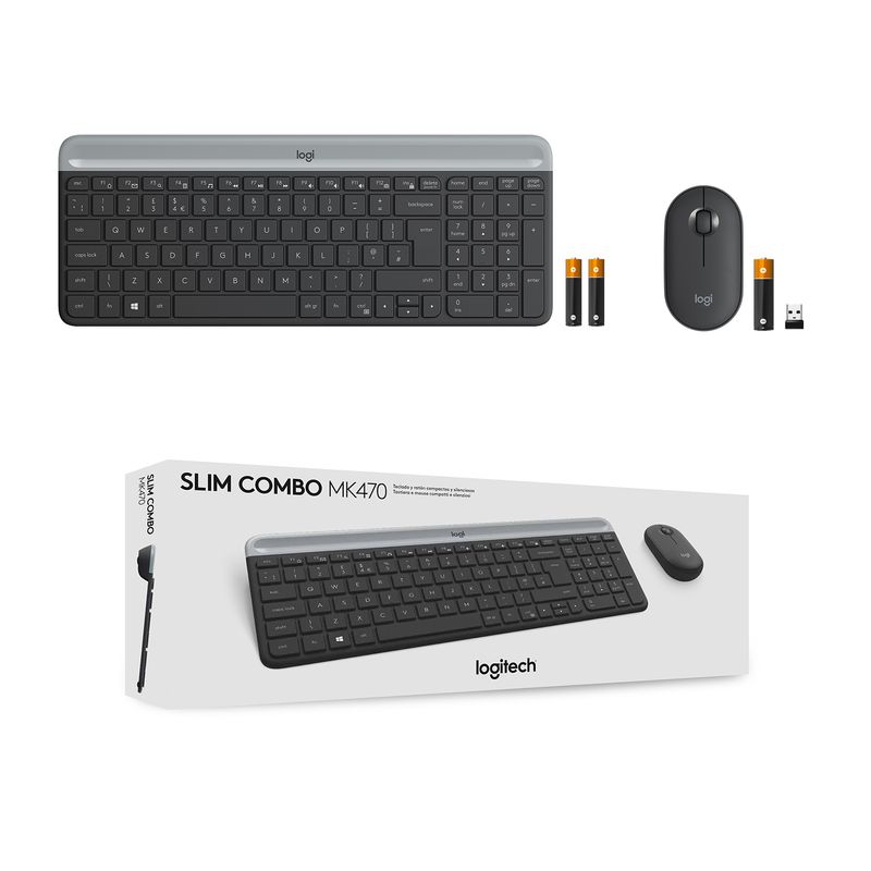 Logitech-MK470-tastiera-RF-Wireless-QWERTY-Italiano-Grafite