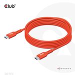 CLUB3D-CAC-1573-cavo-USB-2-m-USB4-Gen-2x2-USB-C-Rosso