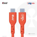 CLUB3D-CAC-1573-cavo-USB-2-m-USB4-Gen-2x2-USB-C-Rosso