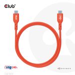 CLUB3D-CAC-1573-cavo-USB-2-m-USB4-Gen-2x2-USB-C-Rosso