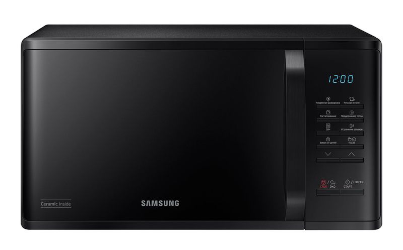 Samsung-MS23K3513AK-ET-Forno-a-Microonde-Capacita--23-Litri-Potenza-800-W-Auto-Cook-Quick-Defrost-Display-LED-Nero