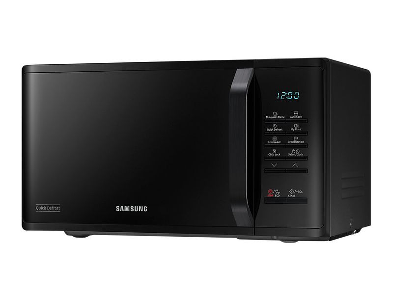 Samsung-MS23K3513AK-ET-Forno-a-Microonde-Capacita--23-Litri-Potenza-800-W-Auto-Cook-Quick-Defrost-Display-LED-Nero