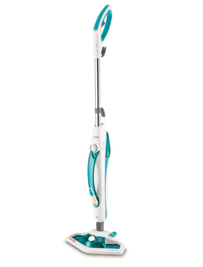 Polti-SV450-Double-Steam-mop-03-L-1500-W-Acciaio-inossidabile-Turchese-Bianco