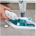 Polti-SV450-Double-Steam-mop-03-L-1500-W-Acciaio-inossidabile-Turchese-Bianco