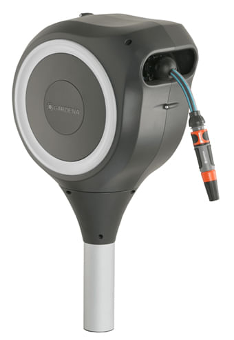 Gardena-RollUp-Avvolgitubo-da-terra-Automatico-Nero-Grigio