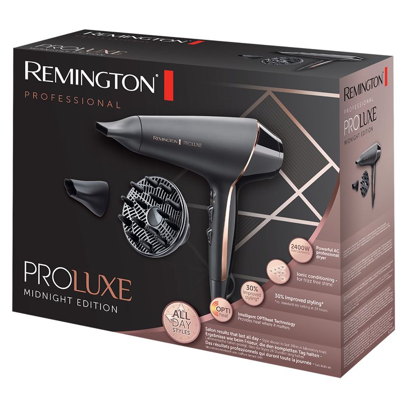 Remington-PROLuxe-Midnight-Edition-2400-W-Nero-Oro