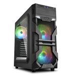 Sharkoon Case Vg7-W Rgb Atx 2Xusb2 2Xusb3 6 Slots