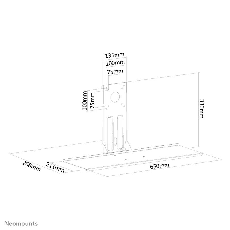 Neomounts-Portatastiera-e-portamouse