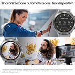 Samsung-Galaxy-Watch4-Classic-Smartwatch-Ghiera-Interattiva-Acciaio-Inossidabile-46mm-Memoria-16GB-Silver