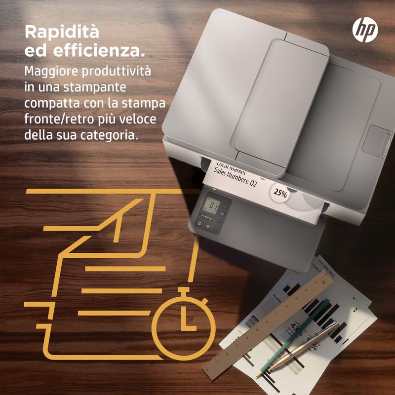 HP-LaserJet-Stampante-multifunzione-HP-M234sdwe-Bianco-e-nero-Stampante-per-Abitazioni-e-piccoli-uffici-Stampa