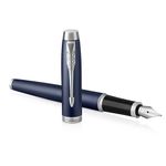 Parker IM penna stilografica Sistema di riempimento della cartuccia Blu 1 pz