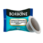 CAFFÈ BORBONE - MISCELA BLU - Box 50 CAPSULE COMPATIBILI BIALETTI da 6g