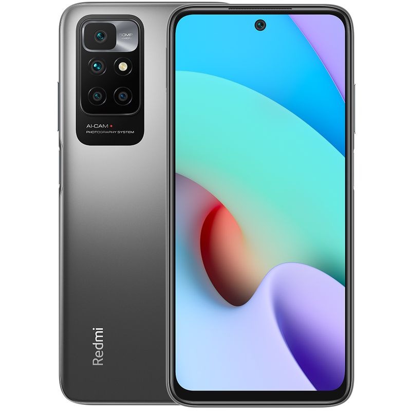 TIM-Xiaomi-Redmi-10-2022-165-cm--6.5---Dual-SIM-ibrida-Android-11-4G-USB-tipo-C-4-GB-128-GB-5000-mAh-Grigio