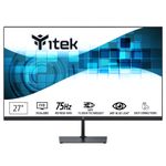 Itek Monitor GWF 27'' , Piatto, Risoluzione FHD 1920x1080, Pannello VA da 75Hz, Schermo 16:9, Collegamenti HDMI e VGA