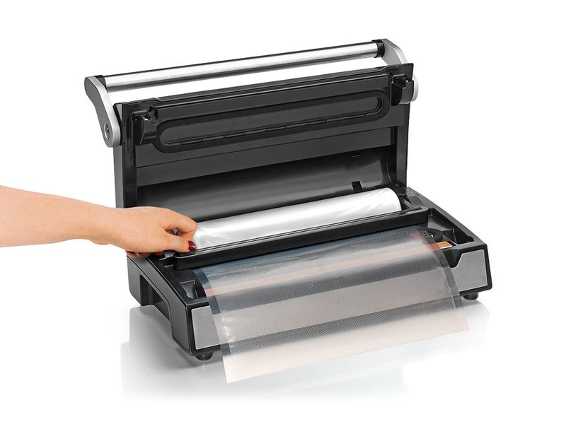 Laica-VT3240-macchina-per-sottovuoto-900-mbar-Nero-Argento