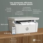 HP-LaserJet-Stampante-multifunzione-HP-M140we-Bianco-e-nero-Stampante-per-Piccoli-uffici-Stampa-copia-scansione