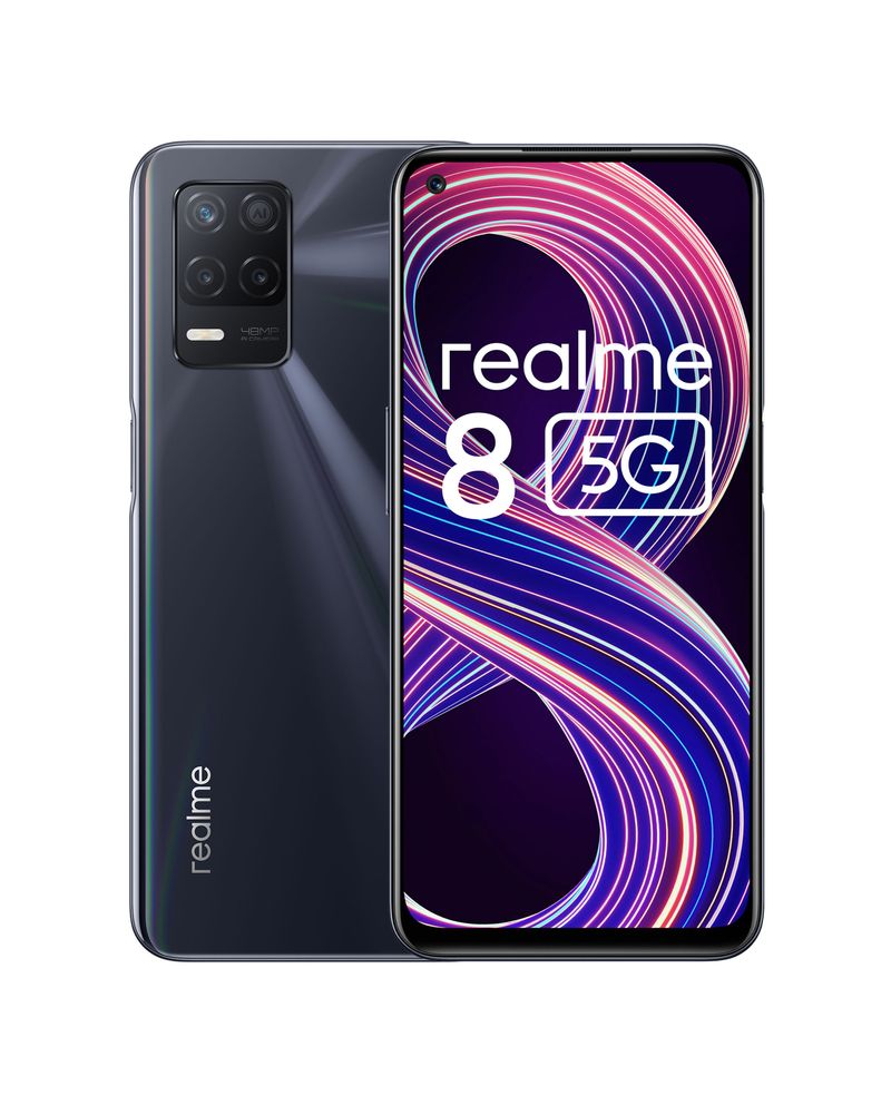 realme-8-5G-165-cm--6.5---Android-11-USB-tipo-C-4-GB-64-GB-5000-mAh-Nero