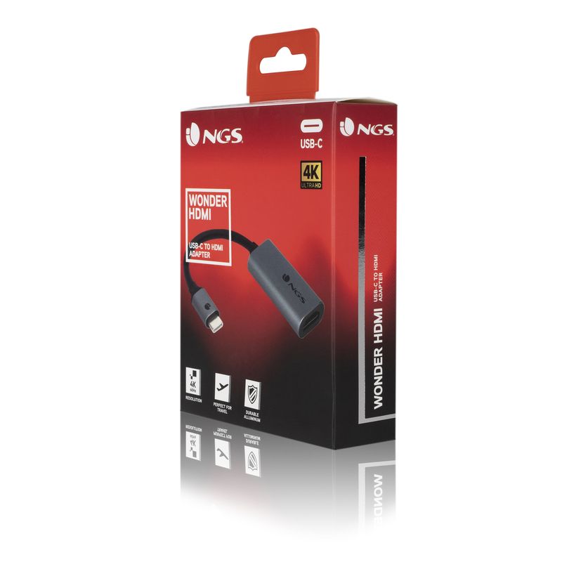 NGS-WONDERHDMI-adattatore-grafico-USB-Nero-Grigio