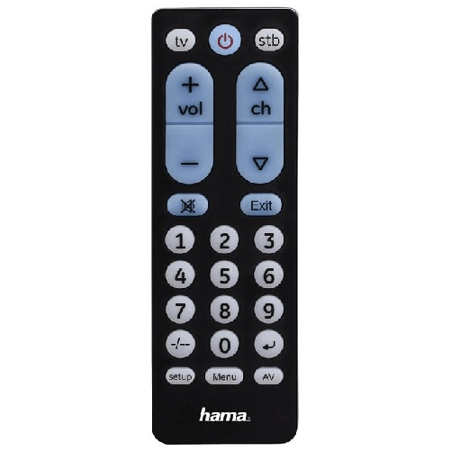 Hama-00040072-telecomando-IR-Wireless-STB-TV-Pulsanti