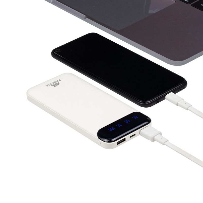 Rivacase-VA2240-batteria-portatile-Polimeri-di-litio--LiPo--10000-mAh-Bianco