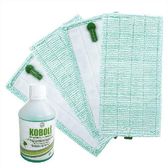 Set 4 panni pulilava fughe folletto sp600 sp600s sp7s detergente universale compatibile